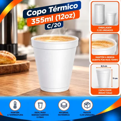 Copo Termico 355ML (darnel) C/20 12OZ