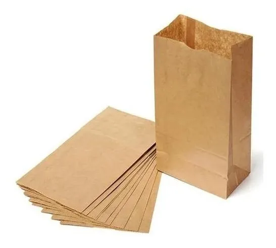 Saco Kraft Natural Sos - P (17X10X24) C/50