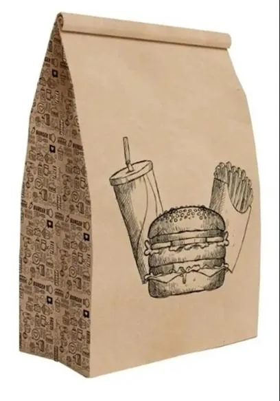 Saco Kraft Lanche Sos - G (23,5X16X32) C/50