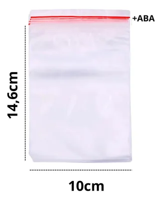 Saco Plastico (zip) N 05 10X14,3X0,08 C/100