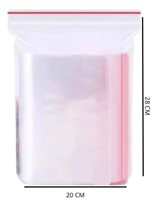 Saco Plastico (zip) N 09 20X28X0,08 C/100