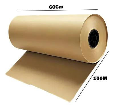 Papel Bobina Semi Kraft 60CM 80GR (cod 461) Un