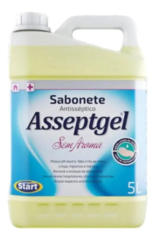 Sabonete Asseptgel Sem Aroma 5L (1625)