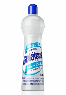 Alcool Gel 62,42° Inpm Cristal Gelalcool 470G (2146)