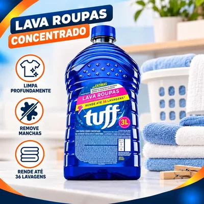 Lava Roupas Concentrado Tuff 3LT