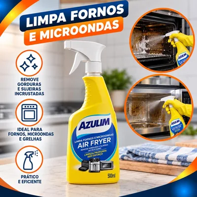 Limpa Fornos e Microondas Azulim 500ML (52832)