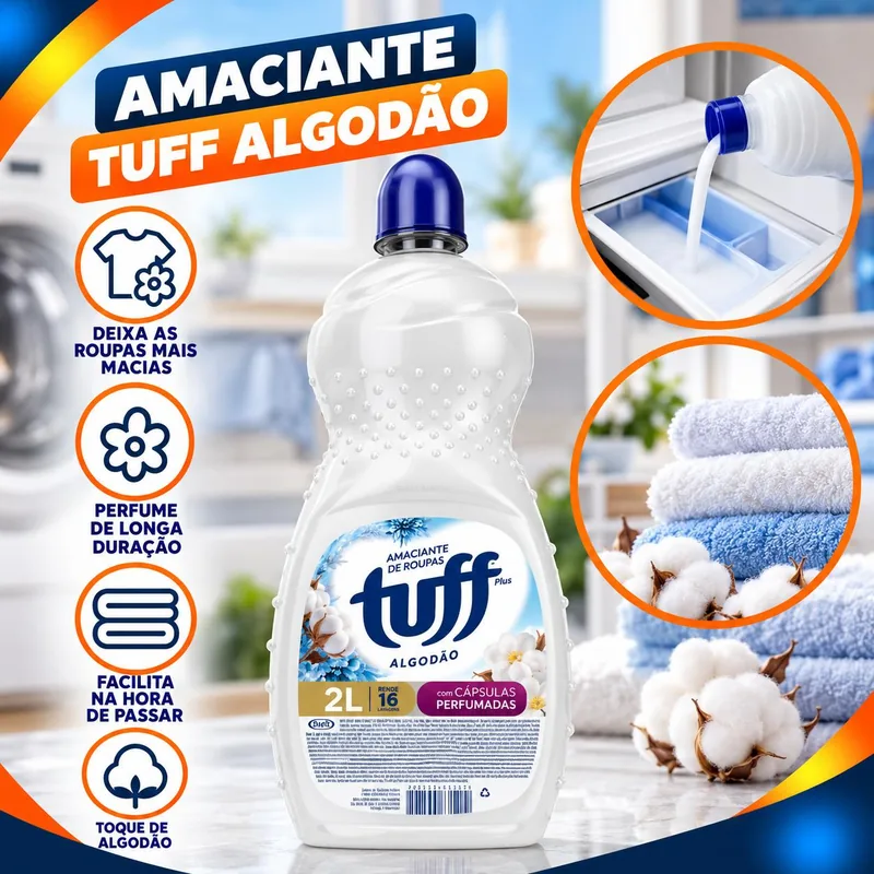 Amaciante Tuff Algodao Plus 2L (23003)