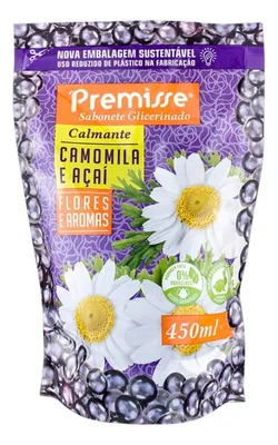 Sabonete Liq. Camomila e Açai Premisse Refil 450 Ml